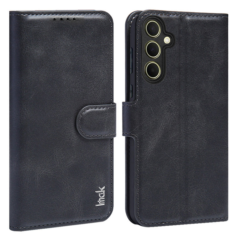 IMAK For Samsung Galaxy A55 5G Case Leather Card Holders Stand Phone Cover IMAK For Samsung Galaxy A55 5G Case Leather Card Holders Stand Phone Cover